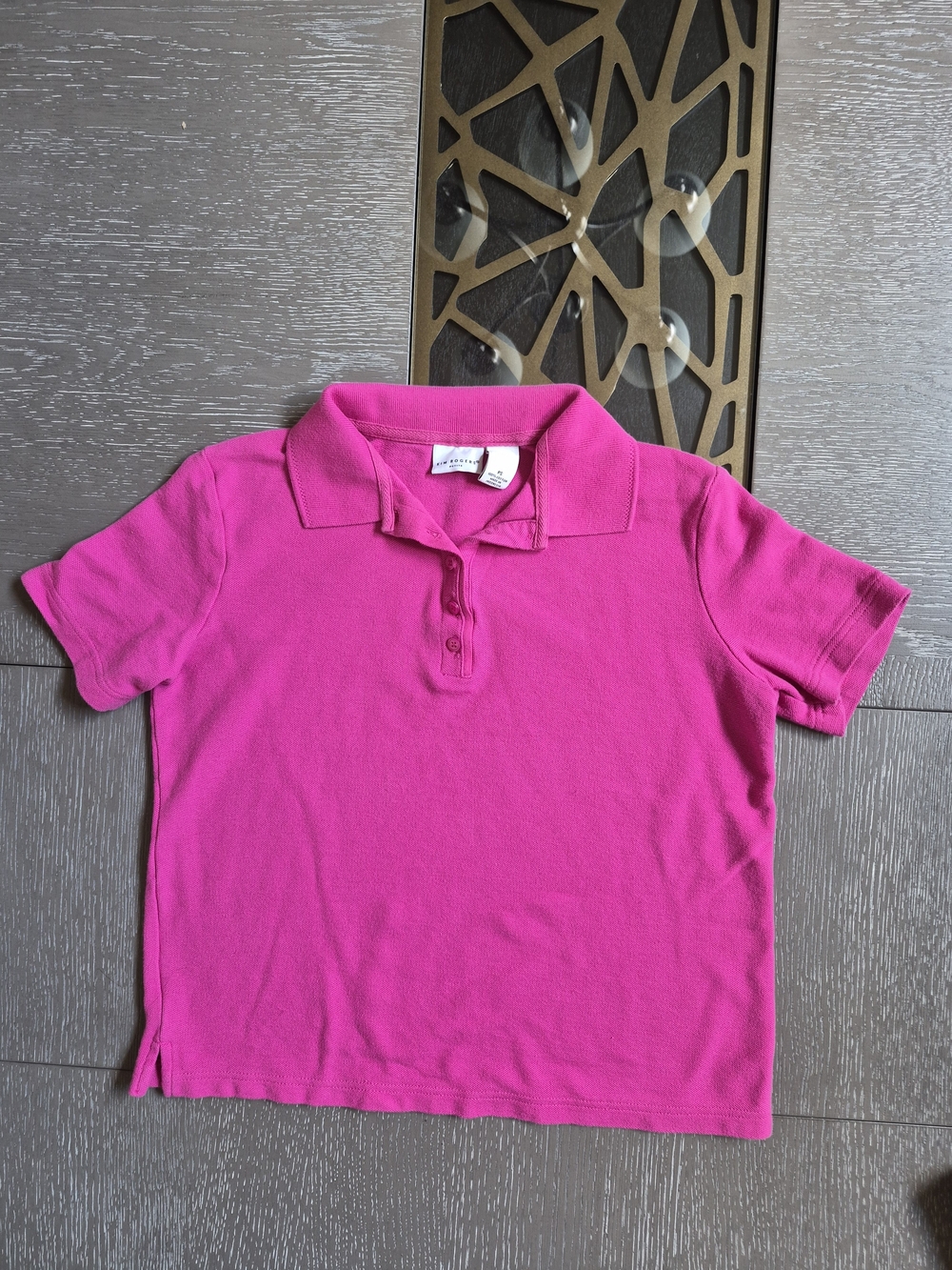Kim Rogers Bright Fuchsia Short Sleeve Polo